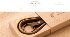 Desktop Screenshot of hobowood.com