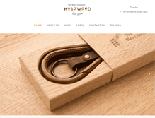 Tablet Screenshot of hobowood.com